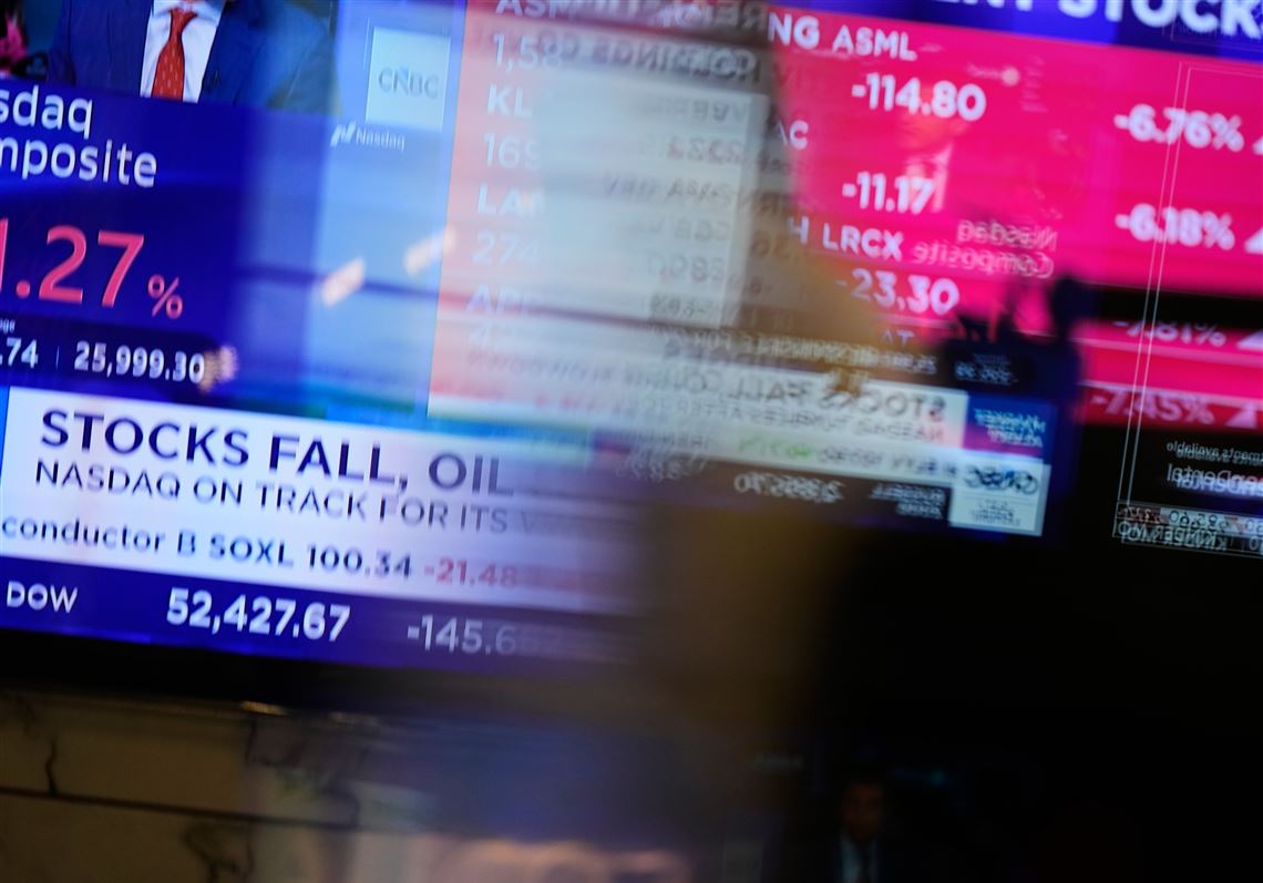 AI stocks drop, but the rest of Wall Street holds steadier after ...